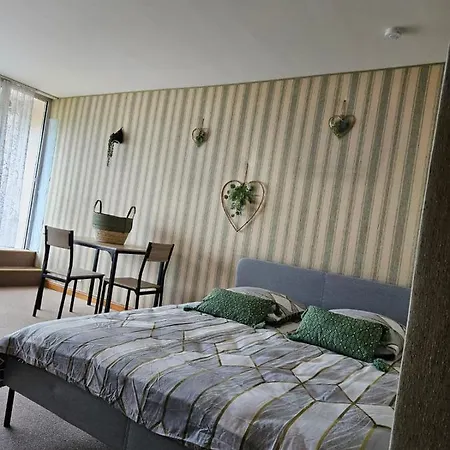 Le Panorama Studio Prive Avec Vue Magnifique Turckheim Trois Epis Exterior foto