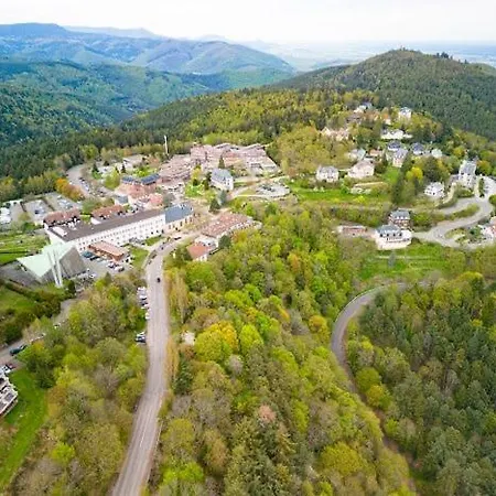 Le Panorama Studio Prive Avec Vue Magnifique Turckheim Trois Epis Exterior foto